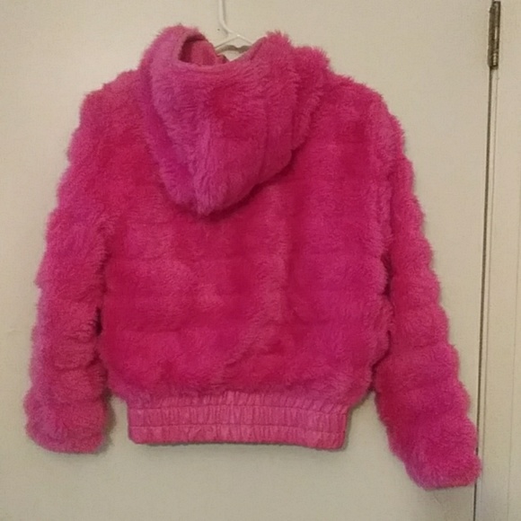 Pink Platinum Fur Jacket - Picture 2 of 4